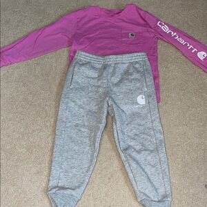Carhartt Kids Gray Jogger set